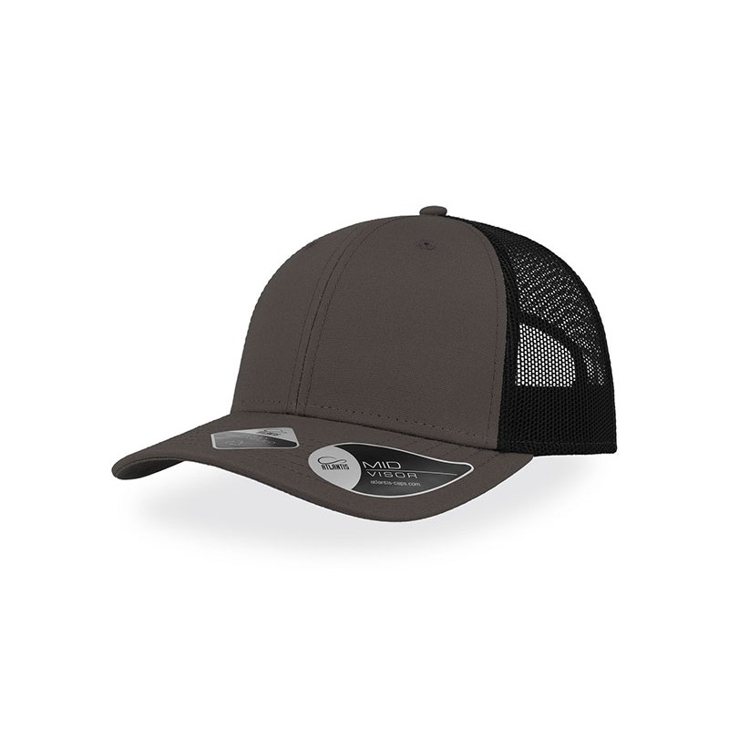 Casquette Trucker Recy - Gris foncé/noir