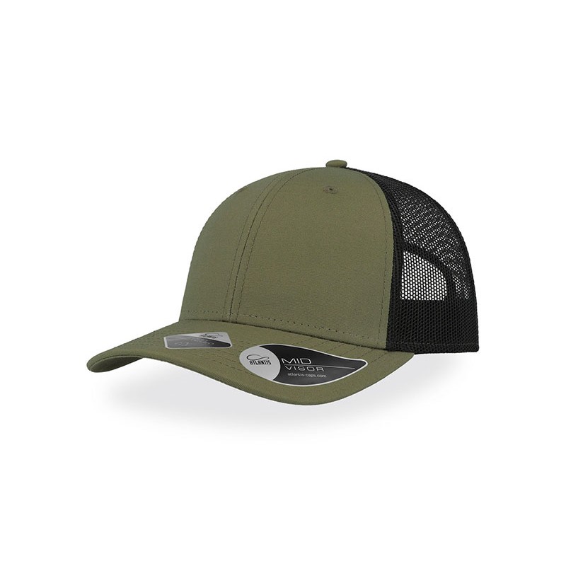 Casquette Trucker Recy - Olive/noir
