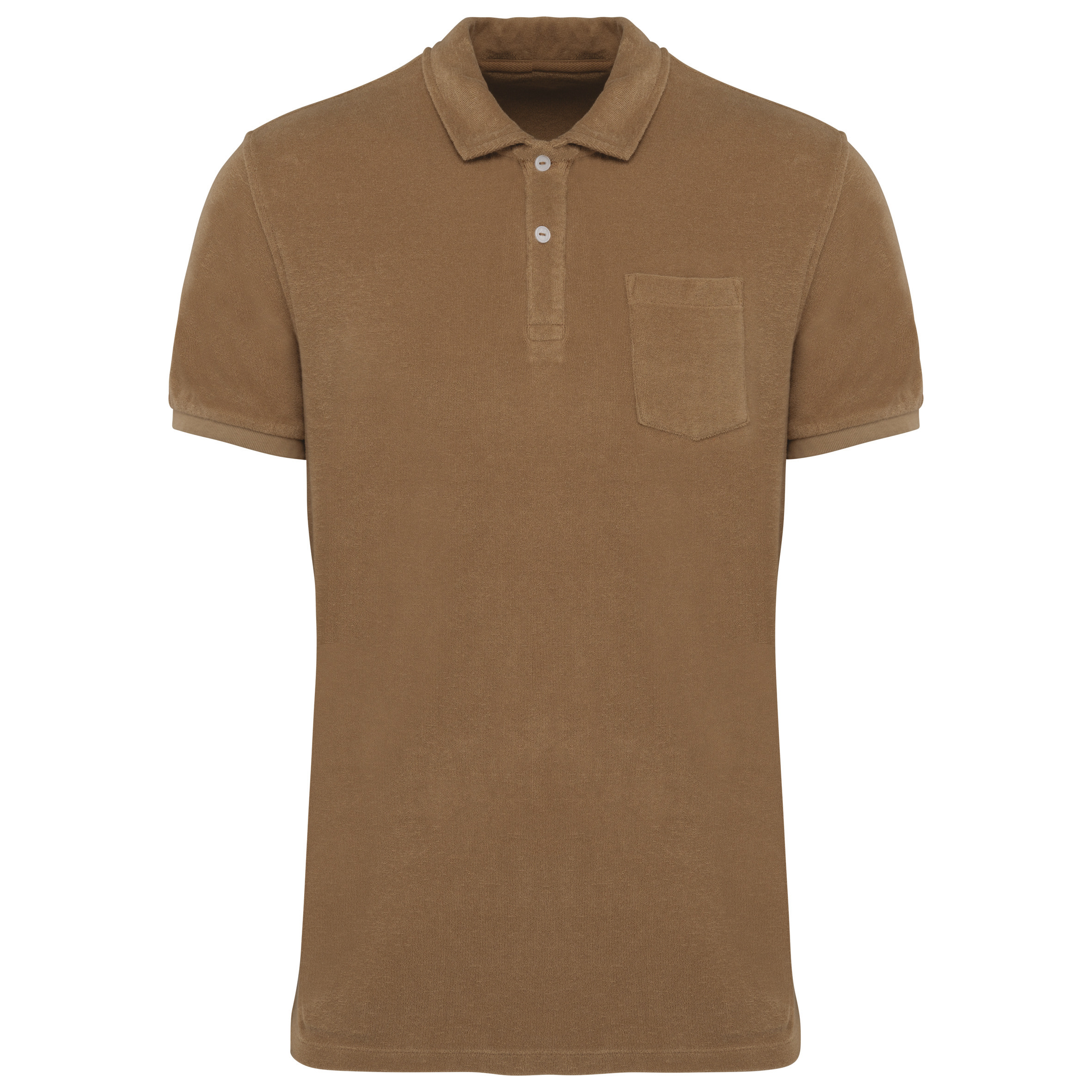 Polo Ecoresponsable en Eponge Homme - Creamcoffee