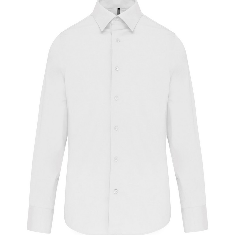 Chemise Homme Ajustée ML Sans Repassage 115 - Blanc