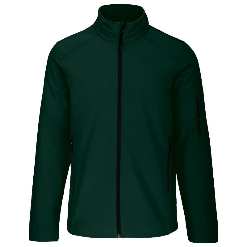 Veste Softshell 3 Couches Homme 300 - Bottle green