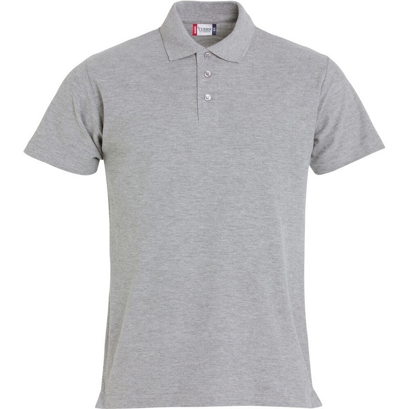 Polo Basic Homme 190 - Gris mélangé