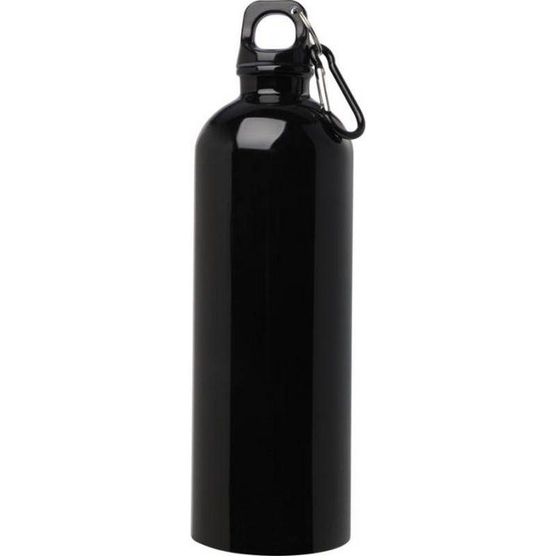 Bidon Acier Recyclé Mousqueton Marcel 750 - Noir