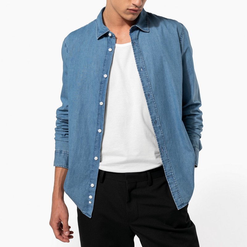 INA1801709-CHEMISE-COTON-CHAMBRAY-HOMME-160-PORTE-FACE-OUVERT