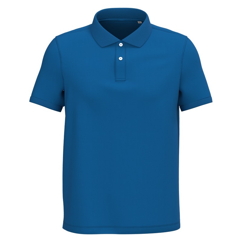 Polo Ecoresponsable Coton Bio Homme 220 - Sea blue