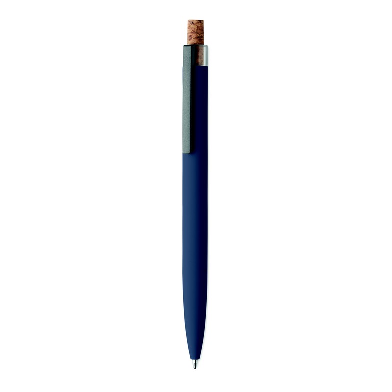 Stylo Bille Alu Recyclé poussoir Liège - Bleu