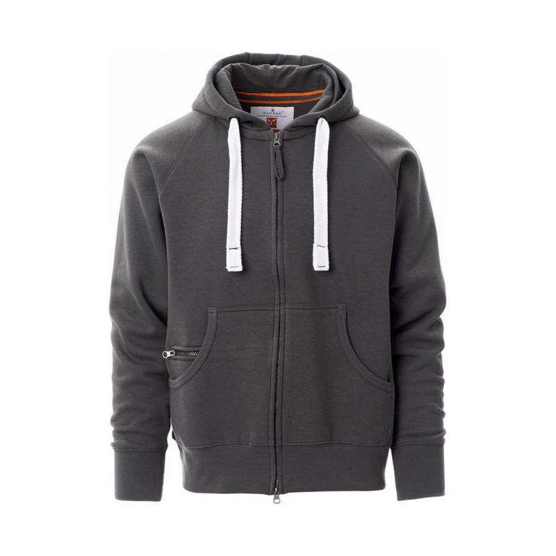 Sweat Capuche Core 300 - Gris fumée