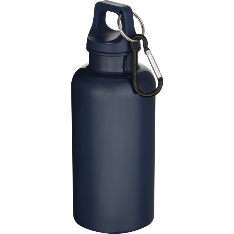 Bidon Plastique Recyclé Mousqueton Auguste Uni 400 - Bleu marine