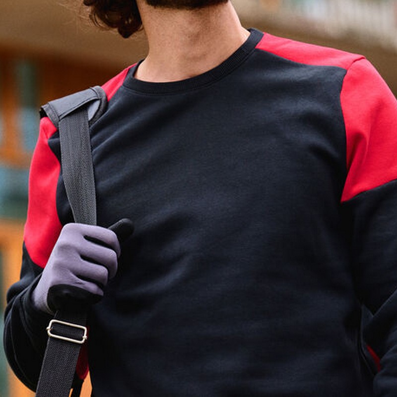 Sweat Bicolore Col Rond Prime 280