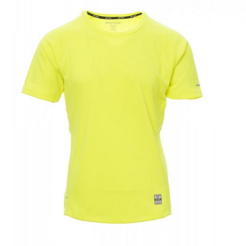 Tee shirt Technique Running 150 - Jaune fluo