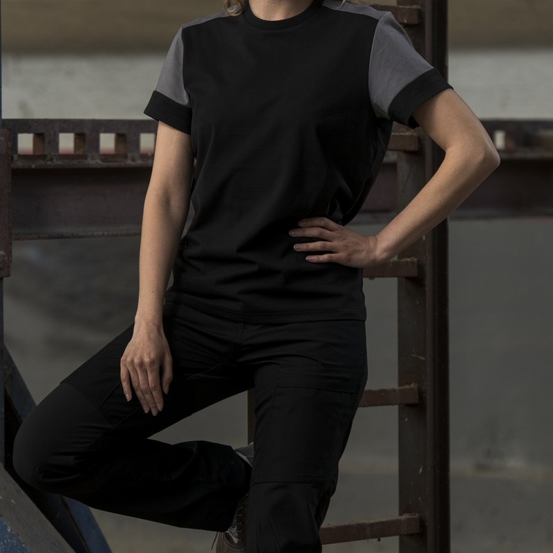 Tee shirt Bicolore Femme Prime 180