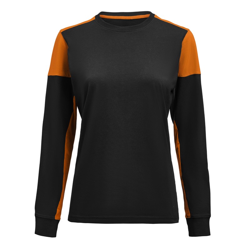 Tee shirt Bicolore Femme Manches Longues Prime 180