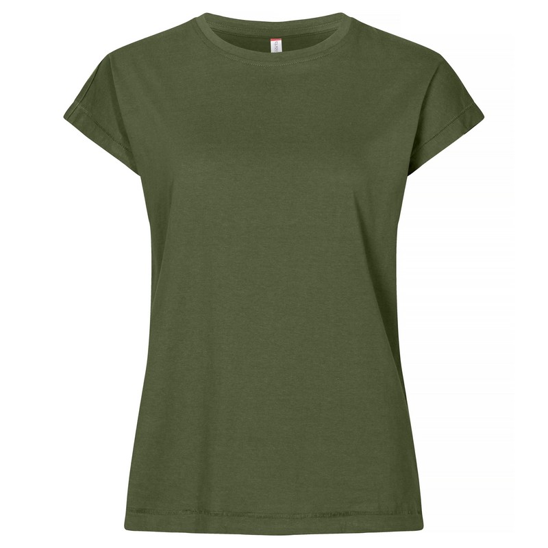Tee Shirt Femme Fashion 145 - Vert militaire