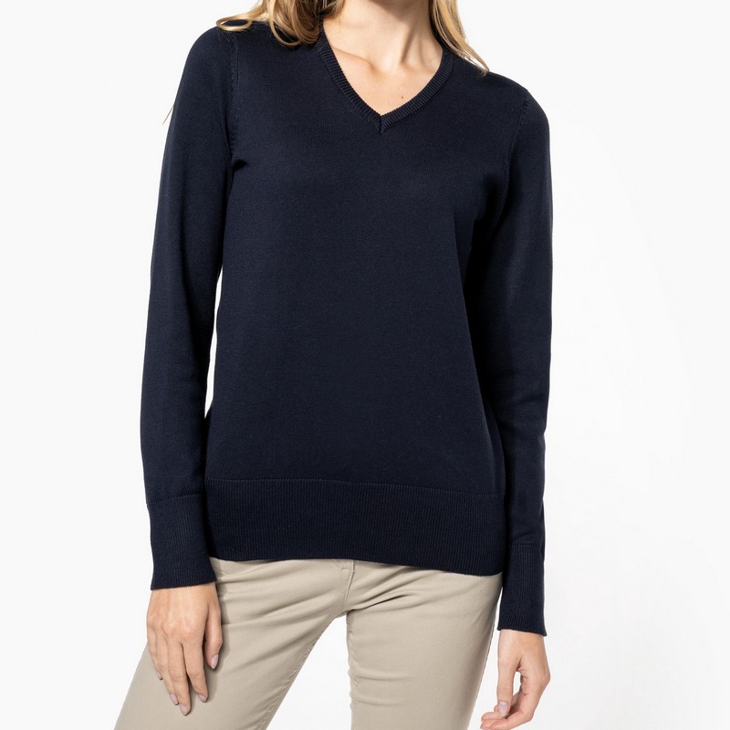 Pull Col V Femme 290